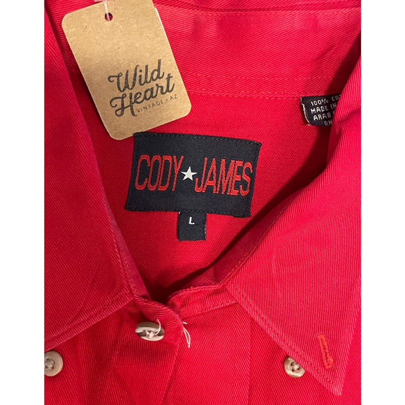 Red Cody James Button Up-MEN's - Picture 2 of 2